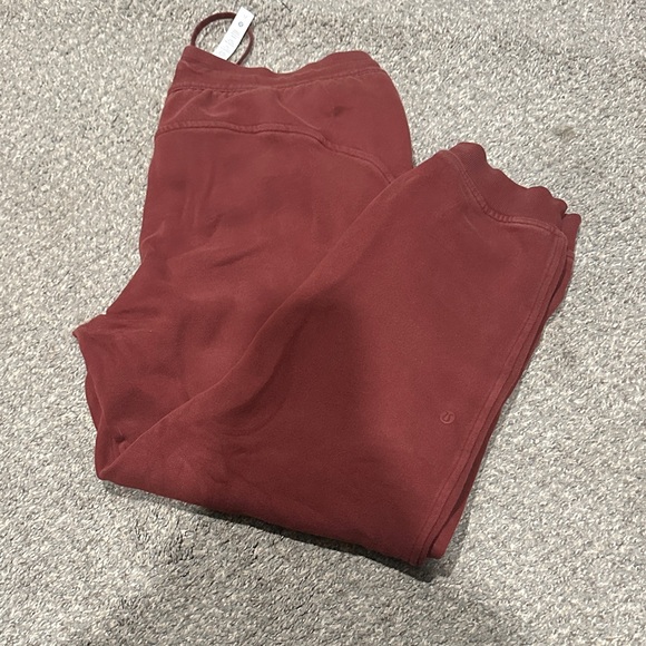 Lululemon Red Joggers - Picture 1 of 4